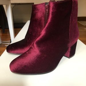 Steve Madden Velvet Booties